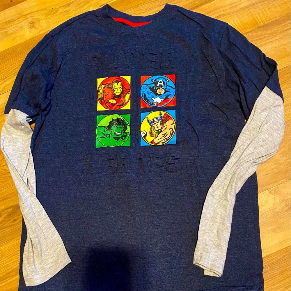 Marvel long-sleeved top—thin material